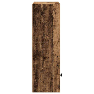 Bücherregal Altholz-Optik, 77 cm hoch
