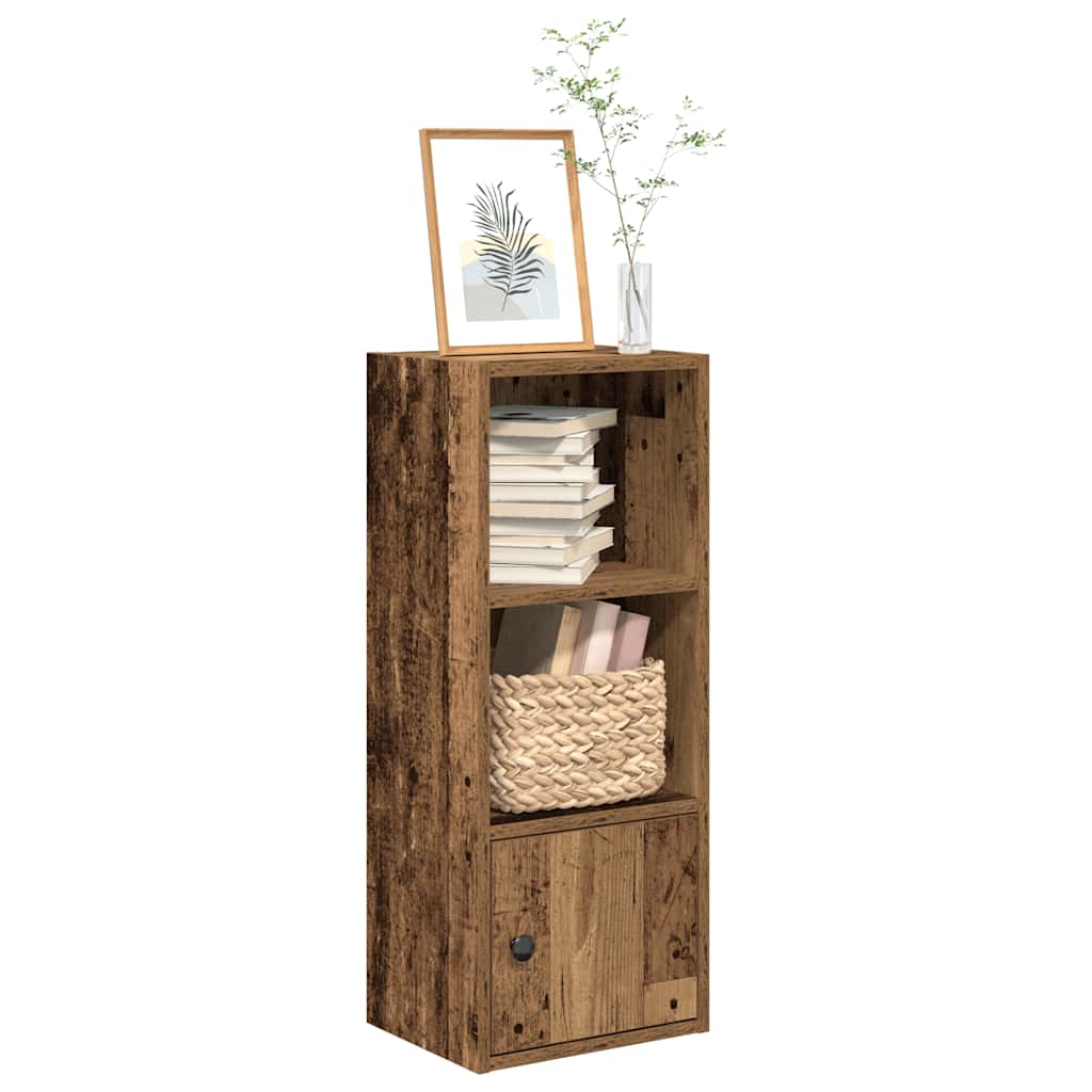 Bücherregal Altholz-Optik, 77 cm hoch