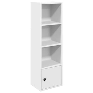 Weißes Bücherregal 31x24x102 cm