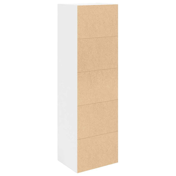 Weißes Bücherregal 31x24x102 cm