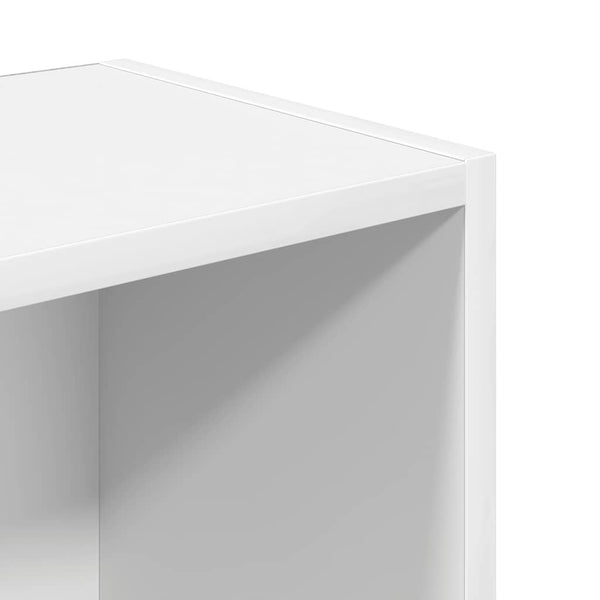Weißes Bücherregal 31x24x102 cm