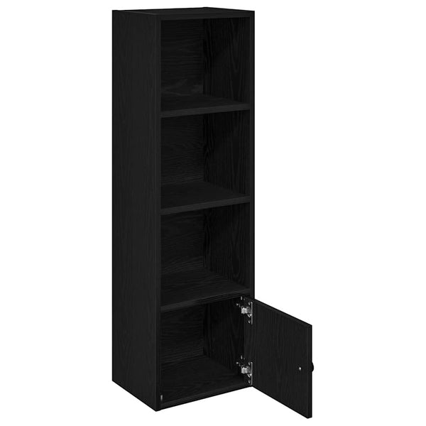 Bücherregal Schwarz Eichenoptik 102cm