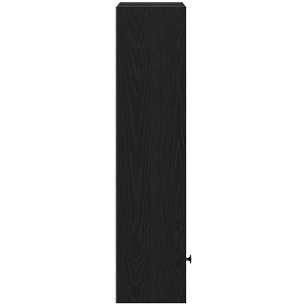 Bücherregal Schwarz Eichenoptik 102cm