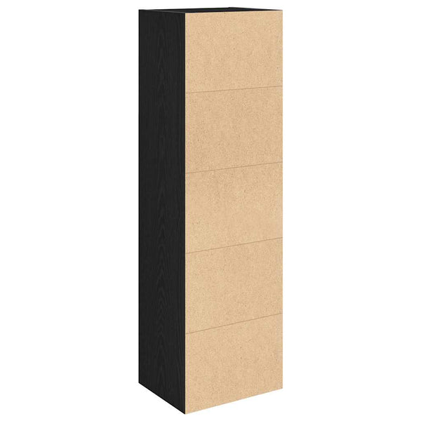 Bücherregal Schwarz Eichenoptik 102cm