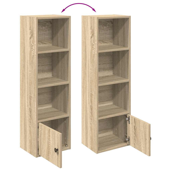 Bücherregal Sonoma Eiche 31x24x102 cm