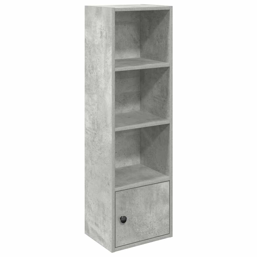 Bücherregal Betongrau 102 cm