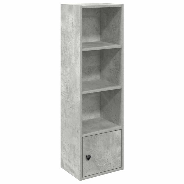 Bücherregal Betongrau 102 cm