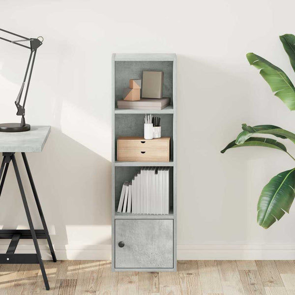 Bücherregal Betongrau 102 cm