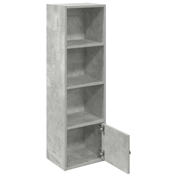 Bücherregal Betongrau 102 cm