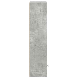 Bücherregal Betongrau 102 cm