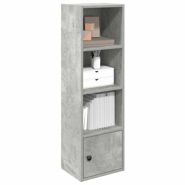 Bücherregal Betongrau 102 cm