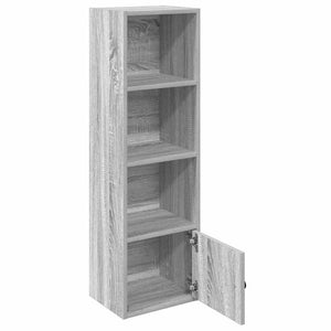 Bücherregal Grau Sonoma 31x24x102 cm