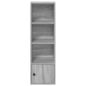 Bücherregal Grau Sonoma 31x24x102 cm