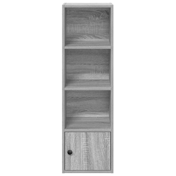 Bücherregal Grau Sonoma 31x24x102 cm