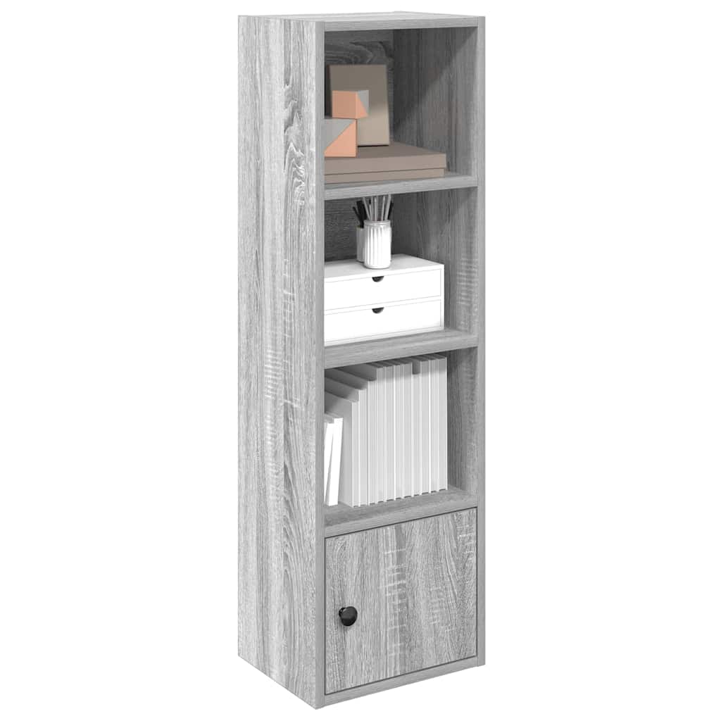 Bücherregal Grau Sonoma 31x24x102 cm