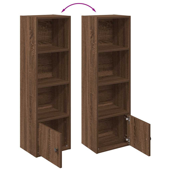 Bücherregal Braun Eichenoptik 102 cm