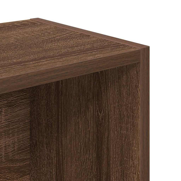 Bücherregal Braun Eichenoptik 102 cm