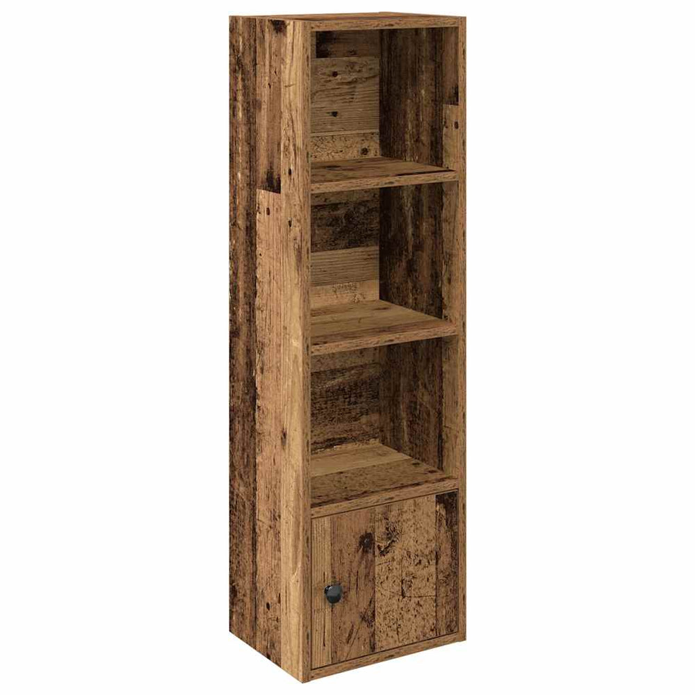 Bücherregal Altholz-Optik, 102 cm hoch