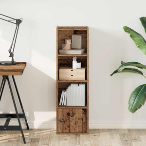 Bücherregal Altholz-Optik, 102 cm hoch