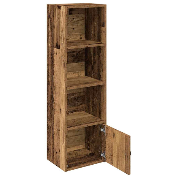 Bücherregal Altholz-Optik, 102 cm hoch