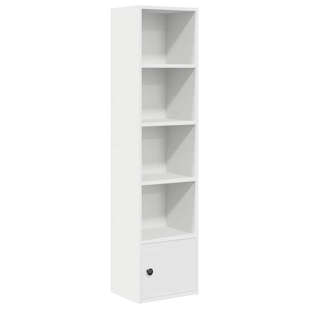 Weißes Bücherregal 31x24x127 cm