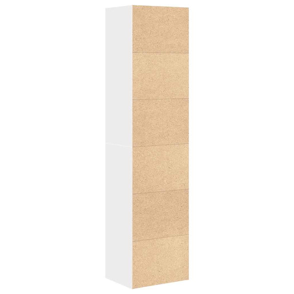 Weißes Bücherregal 31x24x127 cm