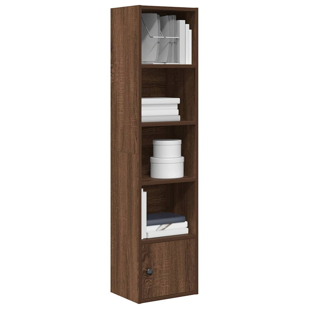 Bücherregal Braun Eichenoptik 127cm
