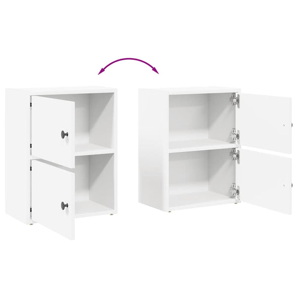 Weißes Bücherregal 40x24x52 cm