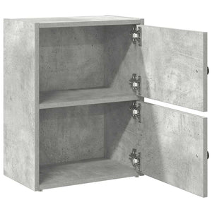Betongraues Bücherregal, 40 cm
