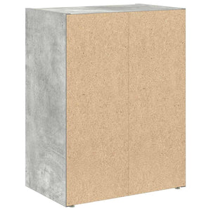 Betongraues Bücherregal, 40 cm