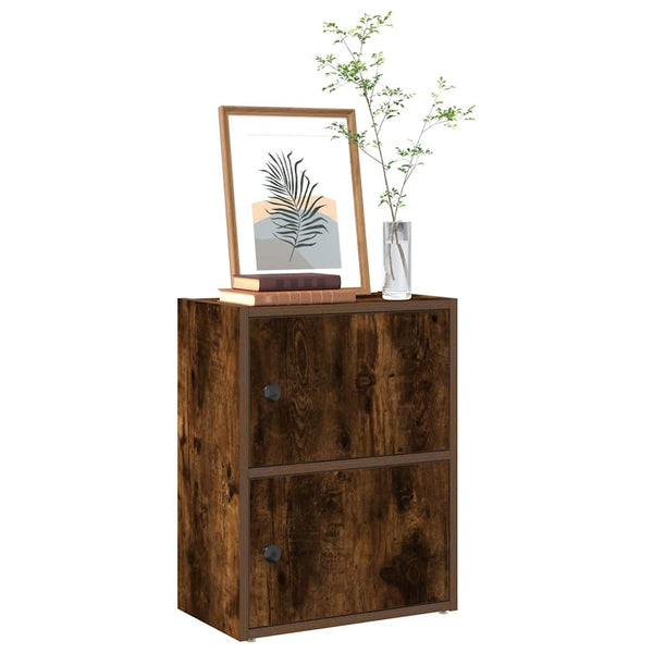 Bücherregal Räuchereiche 40x24x52 cm