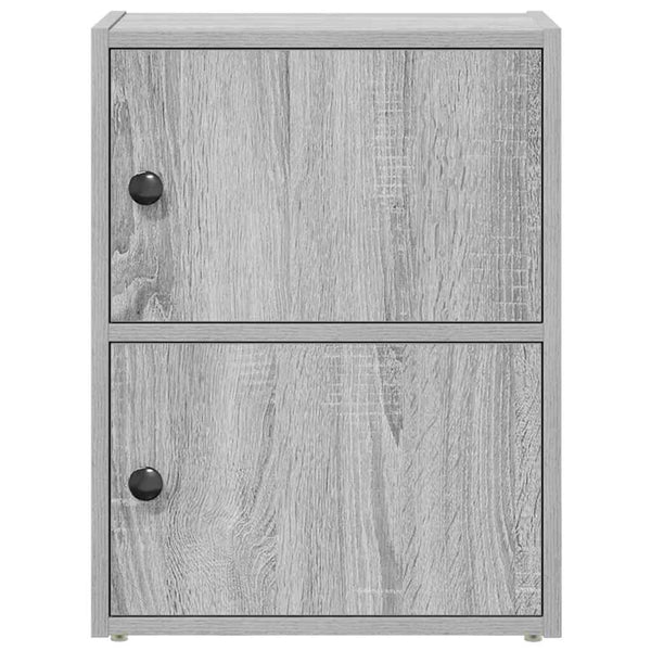vidaXL Bibliothèque gris Sonoma 40x24x52 cm aggloméré