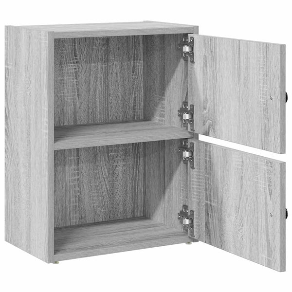 vidaXL Bibliothèque gris Sonoma 40x24x52 cm aggloméré