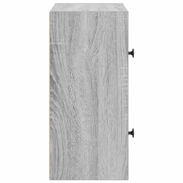 vidaXL Bibliothèque gris Sonoma 40x24x52 cm aggloméré