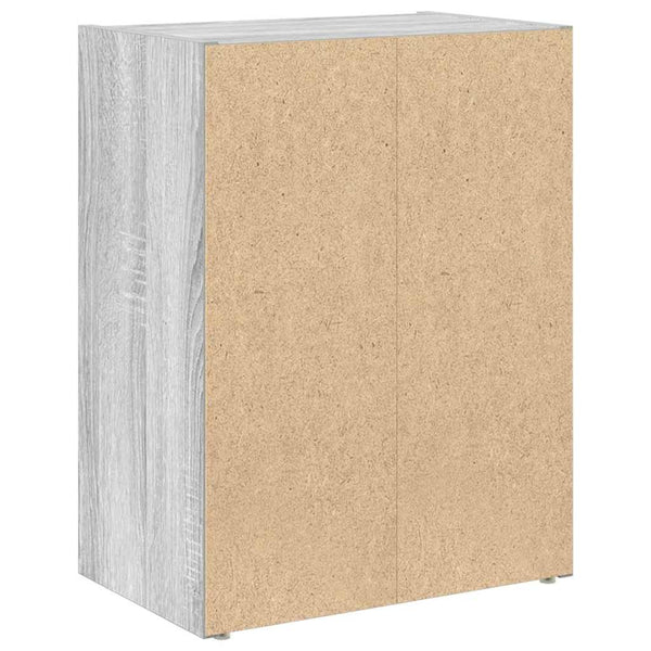 vidaXL Bibliothèque gris Sonoma 40x24x52 cm aggloméré