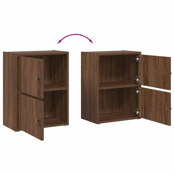 Bücherregal Braun Eichen-Optik 40x52 cm