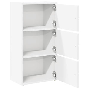 Weißes Bücherregal 40x24x77 cm
