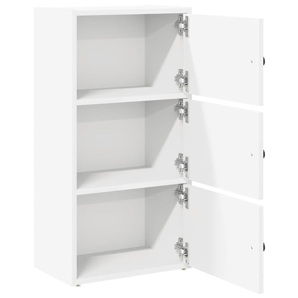 Weißes Bücherregal 40x24x77 cm