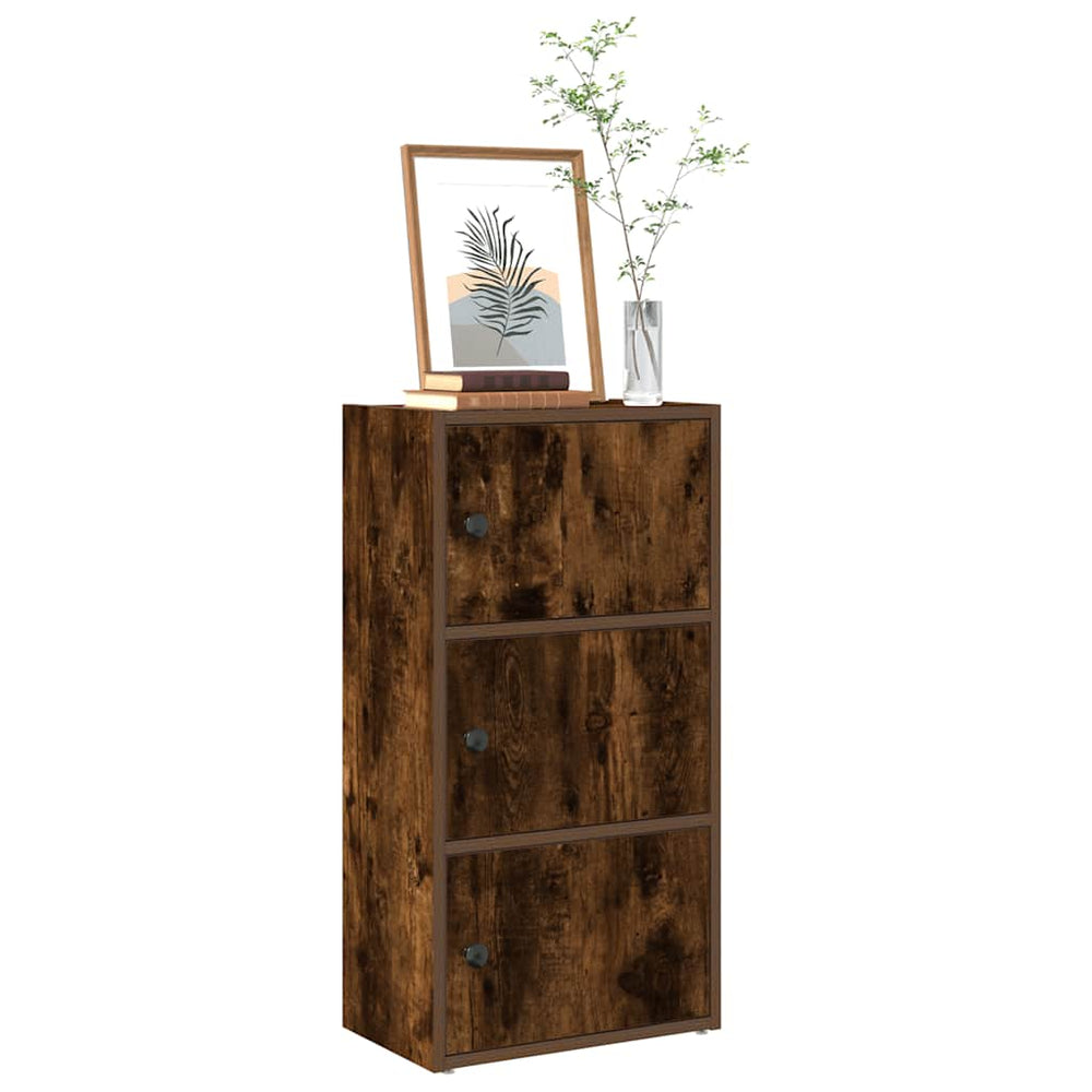Bücherregal Räuchereiche 40x24x77 cm