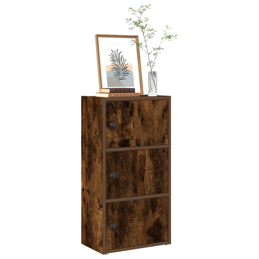 Bücherregal Räuchereiche 40x24x77 cm