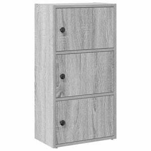Bücherregal Grau Sonoma 40x24x77 cm
