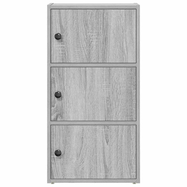 Bücherregal Grau Sonoma 40x24x77 cm