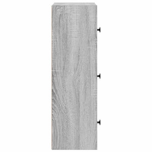 Bücherregal Grau Sonoma 40x24x77 cm