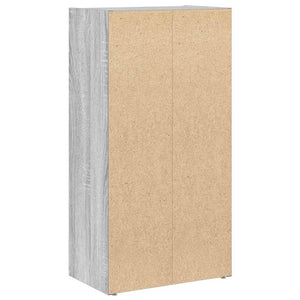 Bücherregal Grau Sonoma 40x24x77 cm