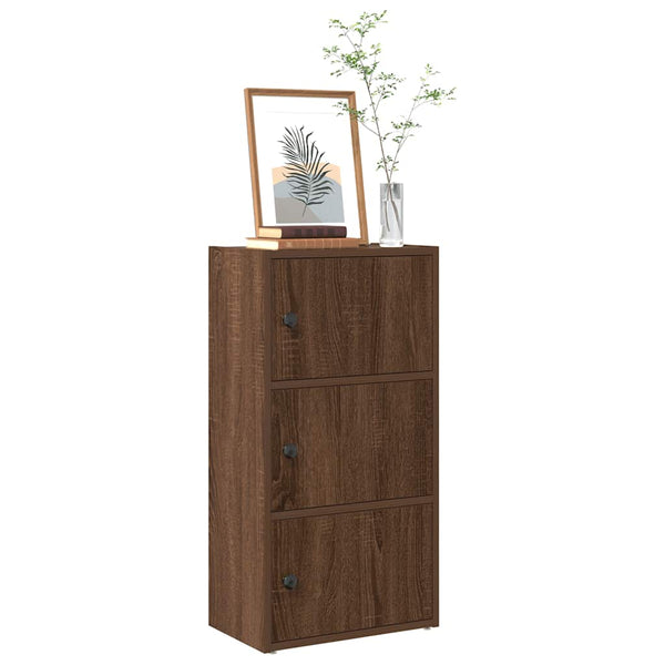 Bücherregal Braun Eichenoptik 77cm