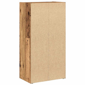 Bücherregal Altholz-Optik, 77 cm hoch