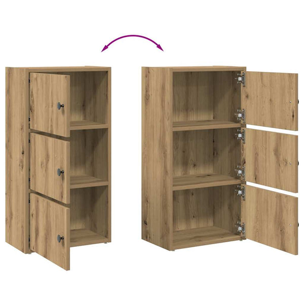 Bücherregal Artisan Eiche 40x77 cm