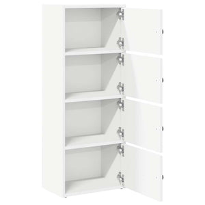 Weißes Bücherregal 40x24x102 cm