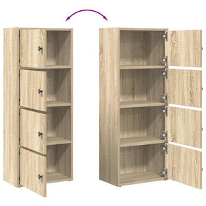 Bücherregal Sonoma Eiche 40x24x102 cm