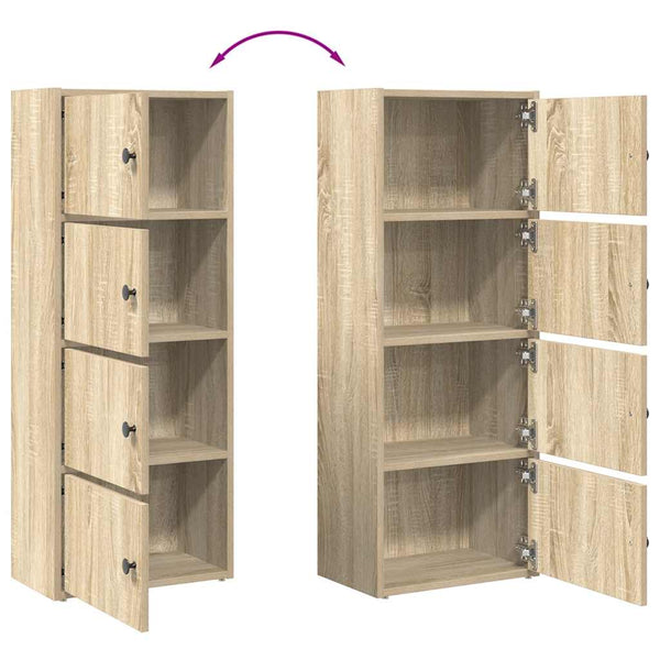 Bücherregal Sonoma Eiche 40x24x102 cm